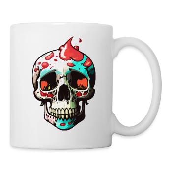 Creative Skull Artwork - Mug - white - Right