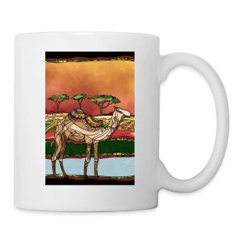 Chameau - Mug blanc - blanc - Droite