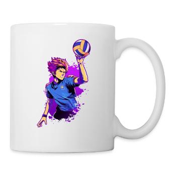 Joueur de volley-ball - Chemise Anime - Mug blanc - blanc - Droite