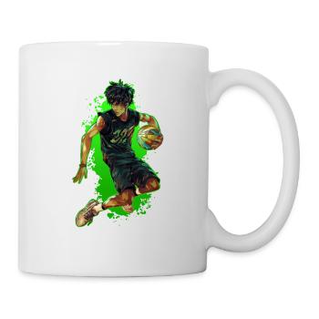 Joueur de basket-ball - Chemise d’anime - Mug blanc - blanc - Droite