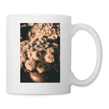 Chrysanthemum Flowers - Mug - white - Right
