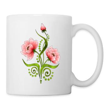 Flowers - Mug - white - Right