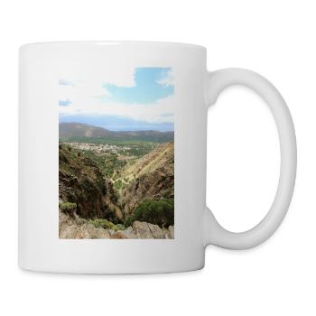 Montagnes de montagne Paysage de montagne Poster - Mug blanc - blanc - Droite
