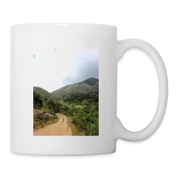 Berg Berge Berglandschaft Poster - Tasse - Weiß - Rechts