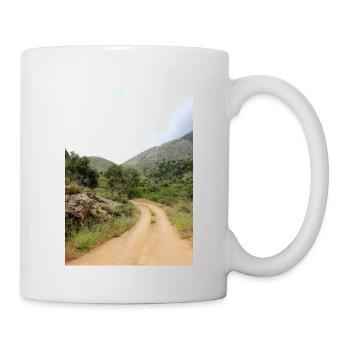 Montagnes de montagne Paysage de montagne Poster - Mug blanc - blanc - Droite