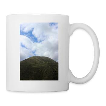 Montagnes de montagne Paysage de montagne Poster - Mug blanc - blanc - Droite