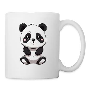 Cute Baby Panda - Anime Shirt - Mug - white - Right
