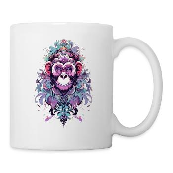Mera Street Art Singe Deux - Mug blanc - blanc - Droite