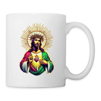 Sacred Heart of Jesus Christ | Crown of thorns - Mug - white - Right