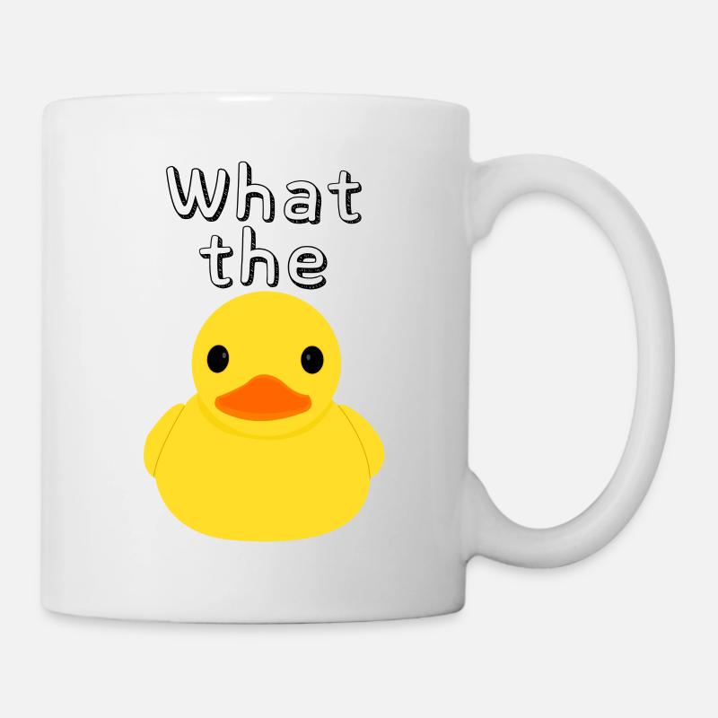 Rubber Ducky Rubber Duck Qu’est-ce que le canard drôle - Mug blanc - blanc