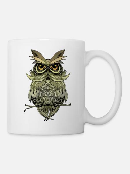 Vogel - Tasse - Weiß