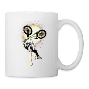 VTT VTT VTT VTT Vélo - Mug blanc - blanc - Droite
