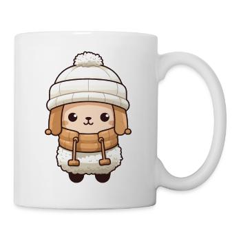 Alpaca Winter Llama Comic - Mug - white - Right