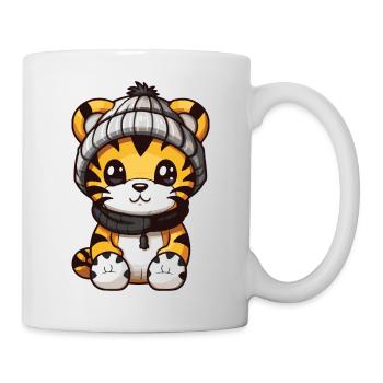 Bande dessinée Tiger Winter - Mug blanc - blanc - Droite