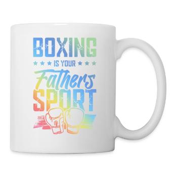 Boxing Papa Boxen Kampfsport - Tasse - Weiß - Rechts