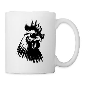 Cool Chicken | Sunglasses Hen - Mug - white - Right