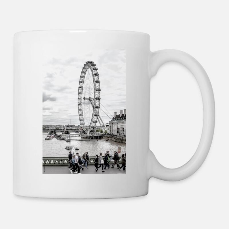 London Eye Elegance - Tasse - Weiß
