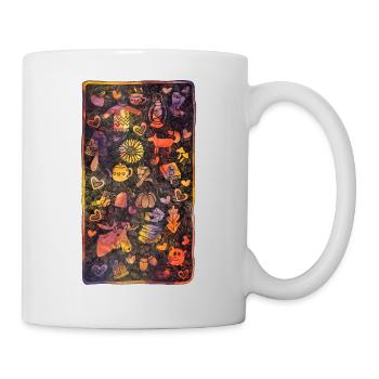 Hygge automne amour automne temps hyggelig cozzy orignal - Mug blanc - blanc - Droite