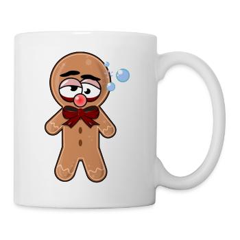 Besoffener Lebkuchen - Tasse - Weiß - Rechts