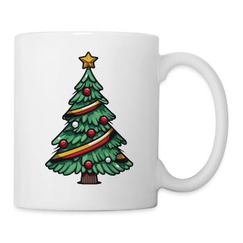 Arbre de Noël Noël - Mug blanc - blanc - Droite