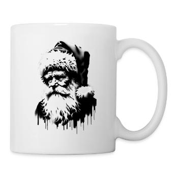 Weihnachtsmann bringt Ugly Christmas Geschenke - Tasse - Weiß - Rechts