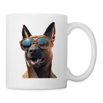 Malinois Cool - Malinois Hund - Tasse - Weiß - Rechts