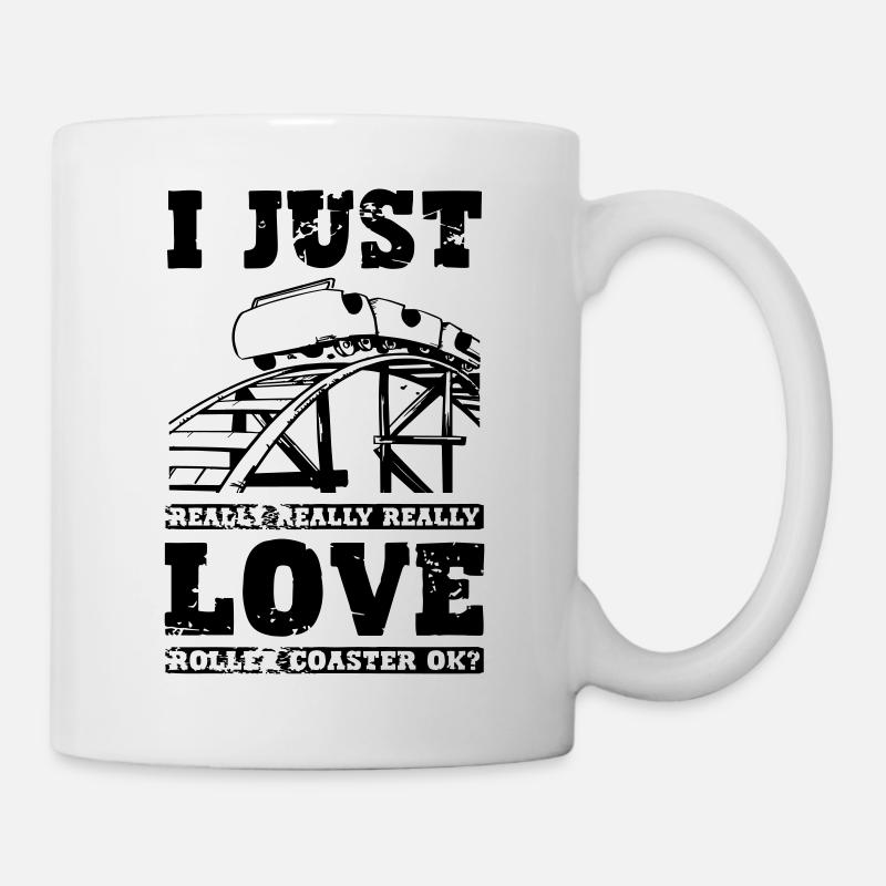 J’adore les montagnes russes - Mug blanc - blanc