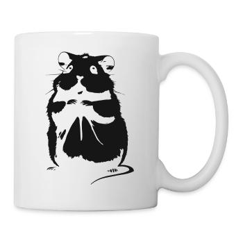 Hamster mignon - Mug blanc - blanc - Droite