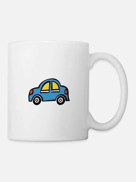 Simple car - Tasse - Weiß