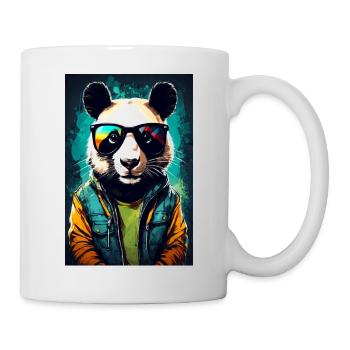 Panda Riesenpanda - Tasse - Weiß - Rechts
