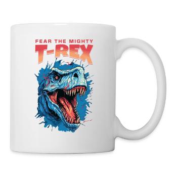 T-Rex Dinosaur Dino Tyrannosaurus Rex Vintage - Mug - white - Right
