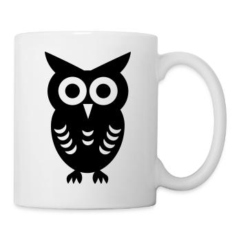 Petite chouette - Mug blanc - blanc - Droite