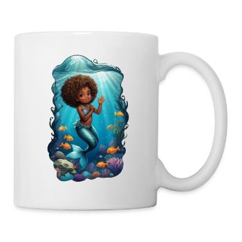 Idée cadeau sirène Waterman - Mug blanc - blanc - Droite