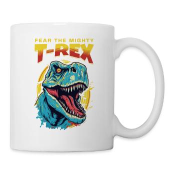 T-Rex Dinosaur Dino Tyrannosaurus Rex Vintage - Mug - white - Right