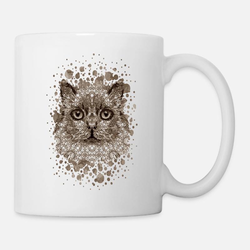 Katze - Tasse - Weiß