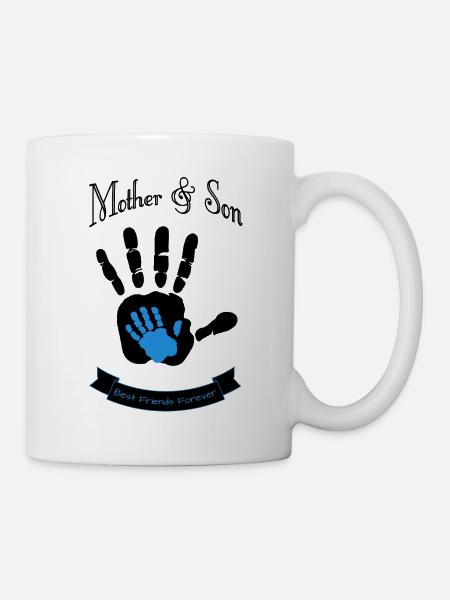 mother and son best friends forever - Tasse - Weiß