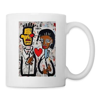Helle urbane Liebe" - Tasse - Weiß - Rechts