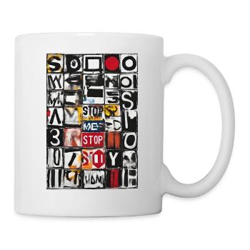 Tee-shirt Sweat d’art Stop & Stare - Mug blanc - blanc - Droite