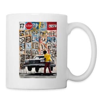 T-shirt Sweatshirt "Rêverie Urbaine Graffit" - Mug - white - Right