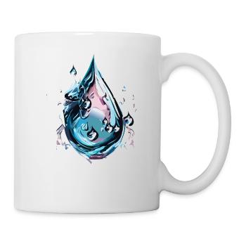 Chrome Water Drop - Mug - white - Right