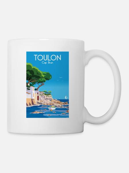 TOULON CAP BRUN - Mug - white