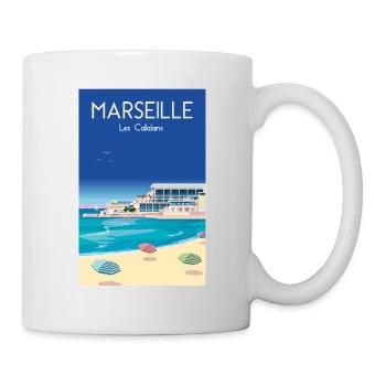 MARSEILLE THE CATALANS - Mug - white - Right