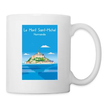 MONT SAINT MICHEL - Mug blanc - blanc - Droite
