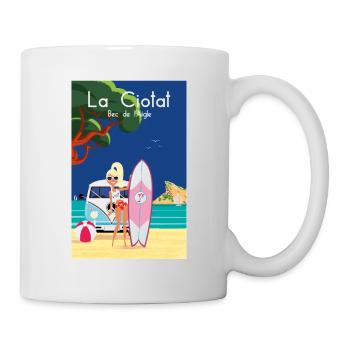 LA CIOTAT BEC DE L AIGLE - Mug blanc - blanc - Droite
