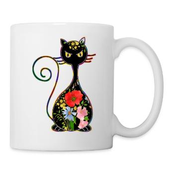 Cat - Mug - white - Right