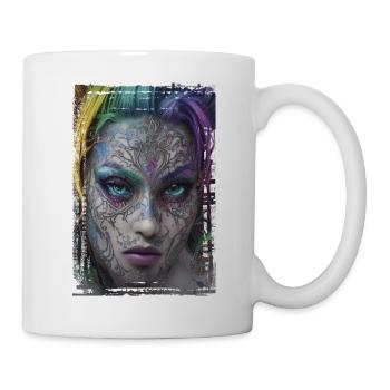 Graffiti Street Art Spray Colors Cool Artist Retro - Mug - white - Right