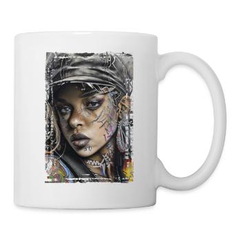 Graffiti Street Art Spray Colors Cool Artist Retro - Mug - white - Right