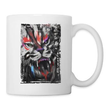 Graffiti Street Art Spray Colors Cool Artist Retro - Mug - white - Right