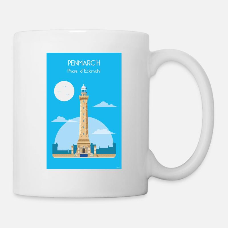 ECKMüHL LEUCHTTURM - Tasse - Weiß