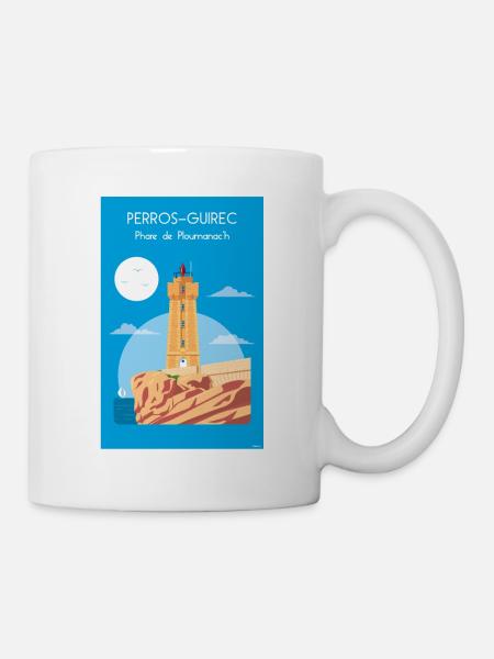 PHARE DE PLOUMANAC’H - Mug blanc - blanc